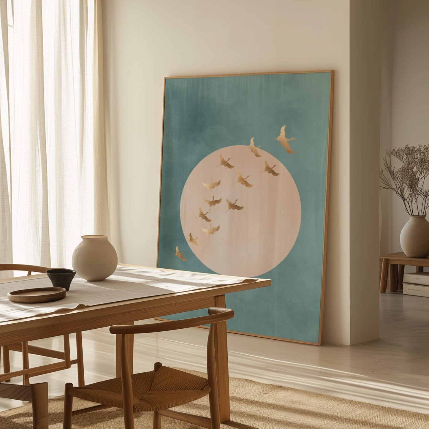 Hina - Sky Blue / Pink - AureousHome