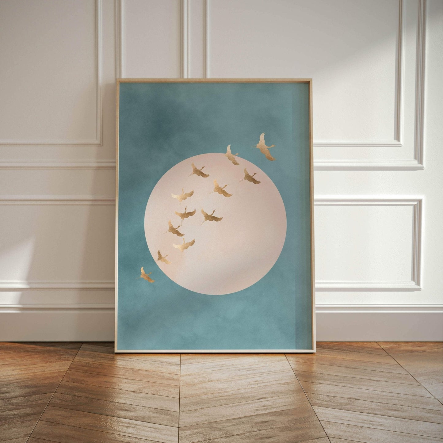 Hina - Sky Blue / Pink - AureousHome