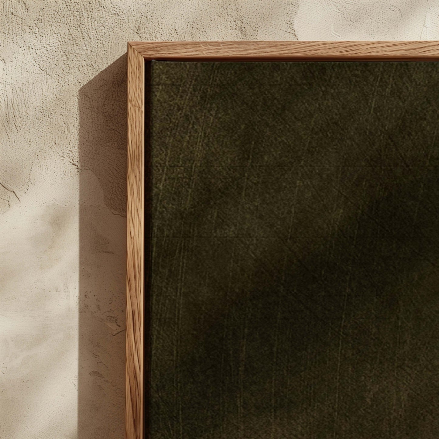 How Lucky Are We Framed Canvas - Earthy Green / Panoramic - AureousHome