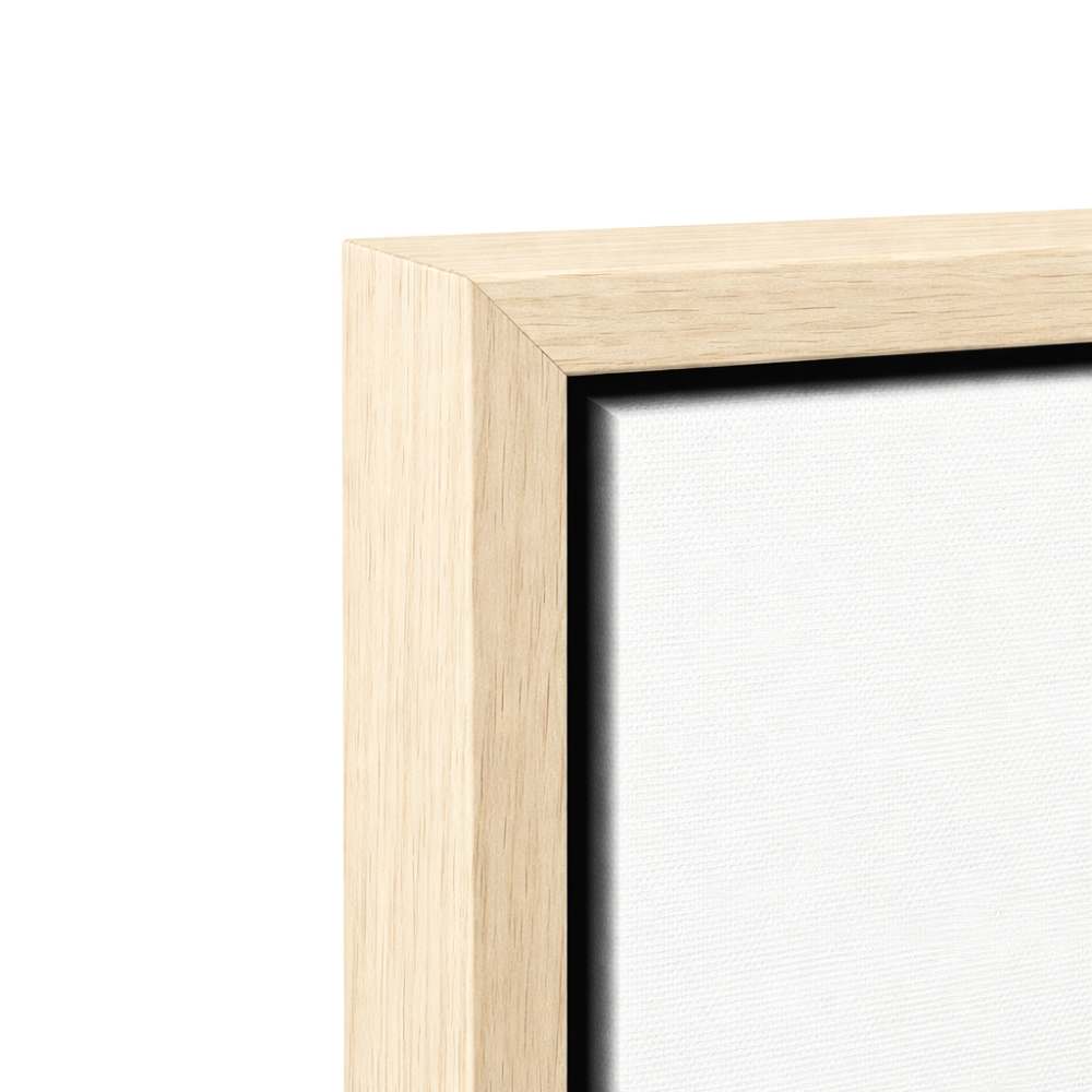 How Lucky Are We Framed Canvas - Vintage Blue - AureousHome