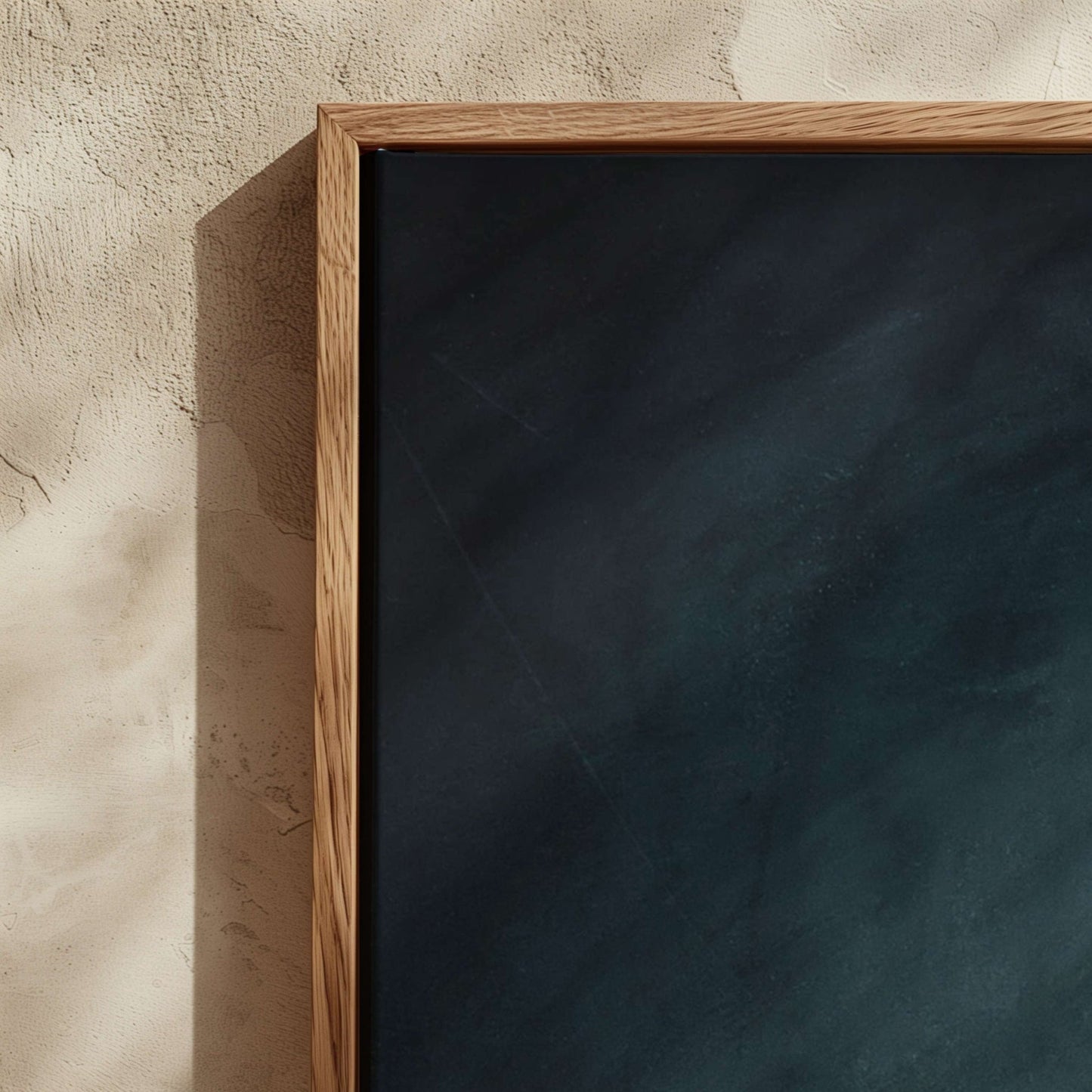 How Lucky Are We Framed Canvas - Vintage Blue - AureousHome