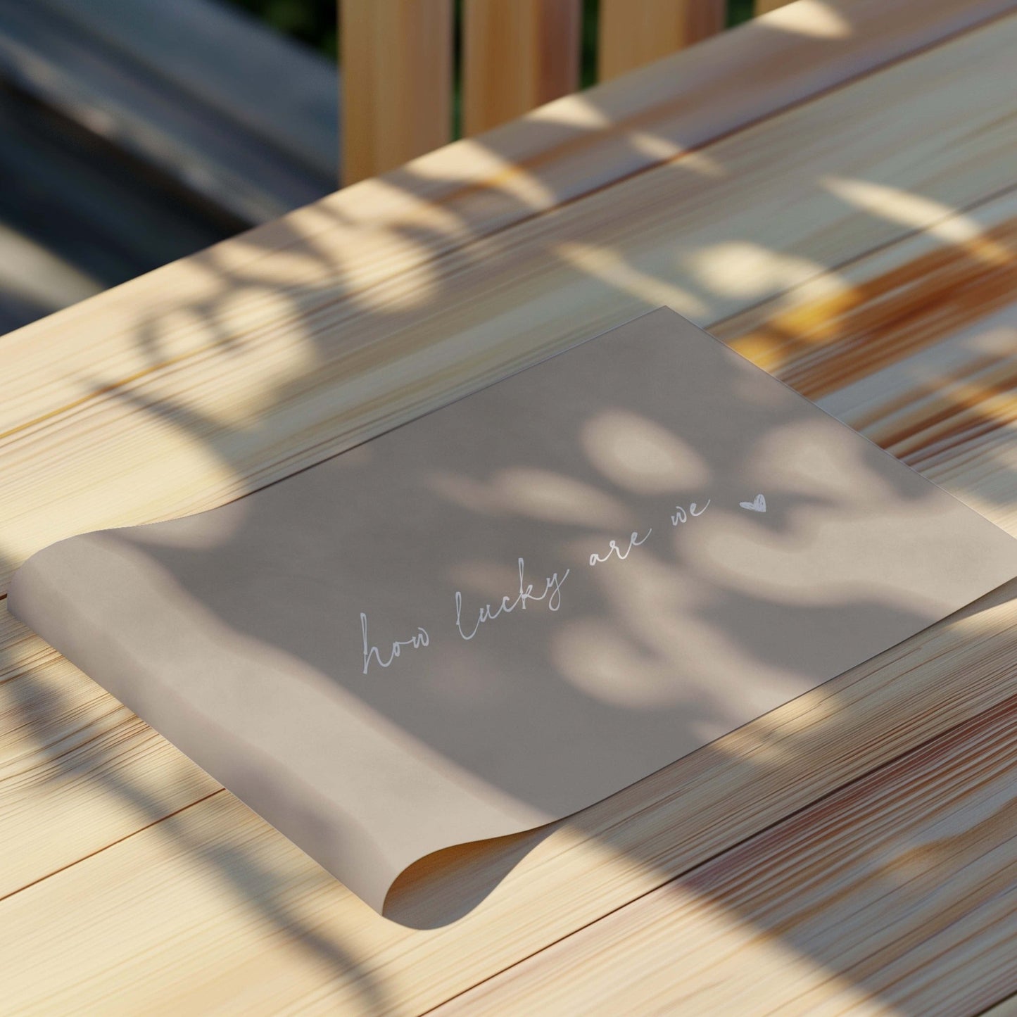 How Lucky Are We - Horizontal / Neutral - AureousHome