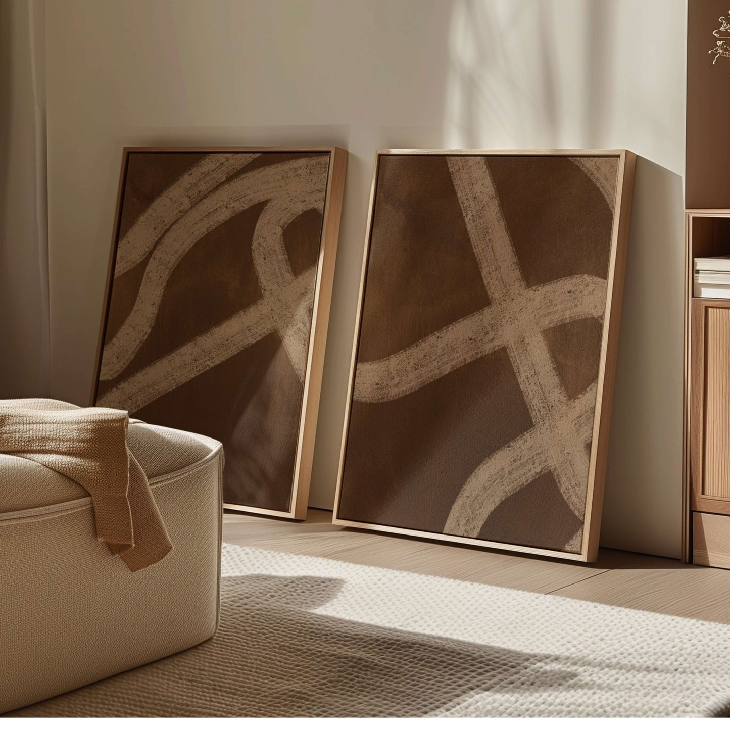 Hygge Framed Canvas Duo - AureousHome