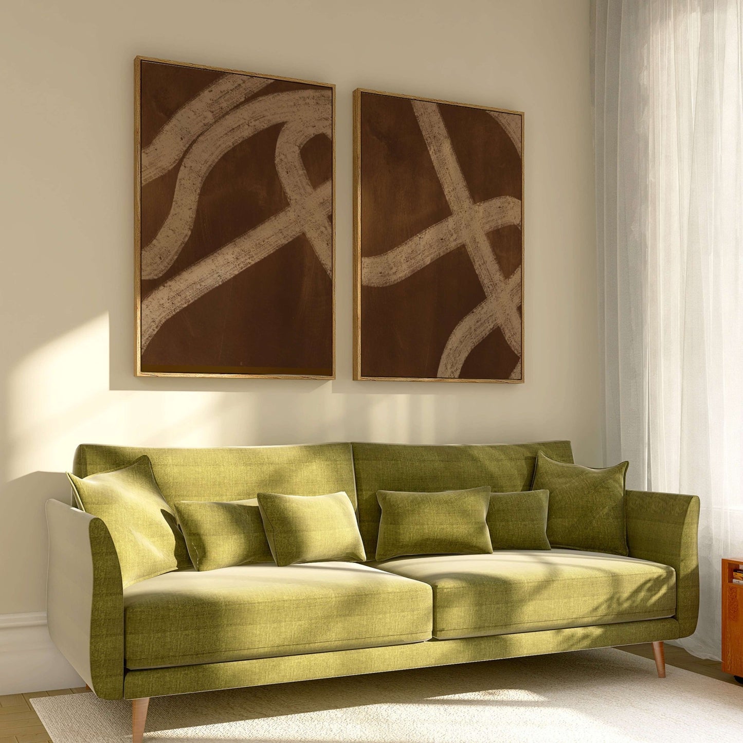 Hygge Framed Canvas Duo - AureousHome