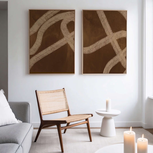 Hygge Framed Canvas Duo - AureousHome