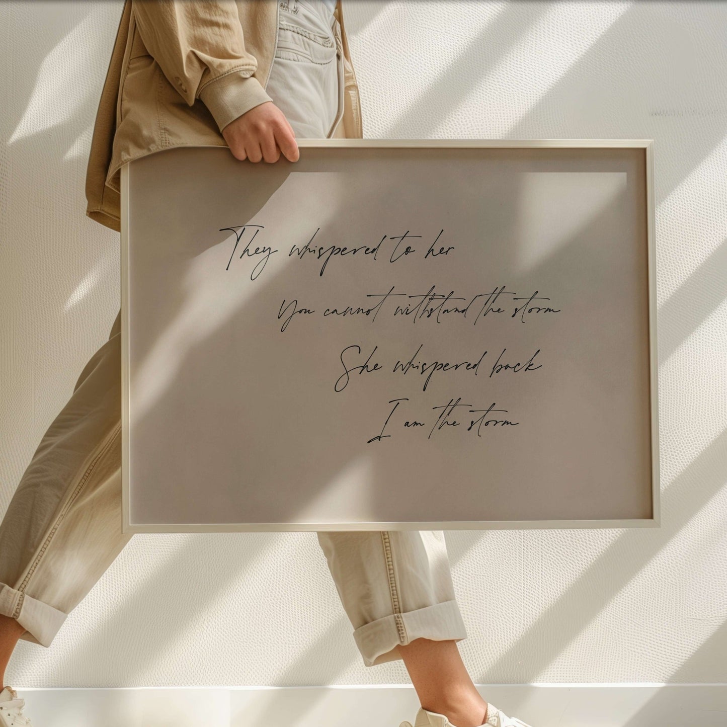 I am the Storm - Horizontal / Neutral - AureousHome