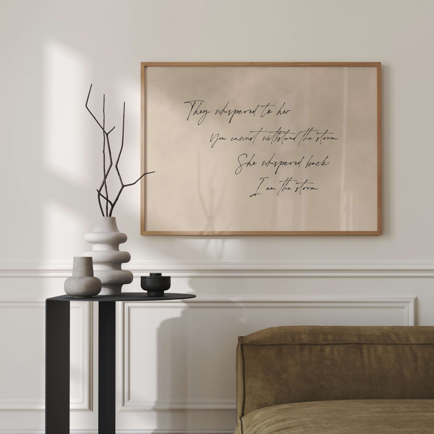 I am the Storm - Horizontal / Neutral - AureousHome