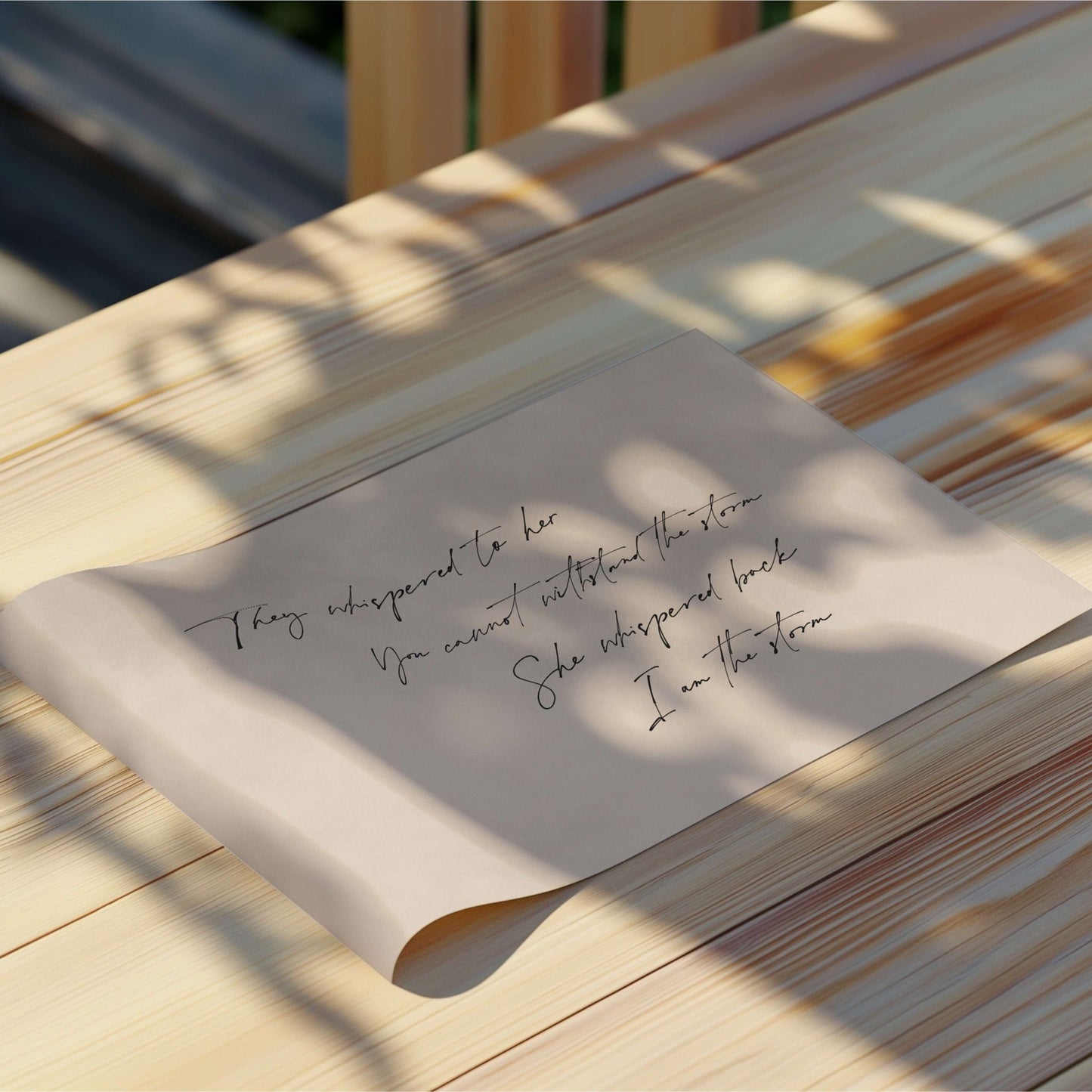 I am the Storm - Horizontal / Neutral - AureousHome