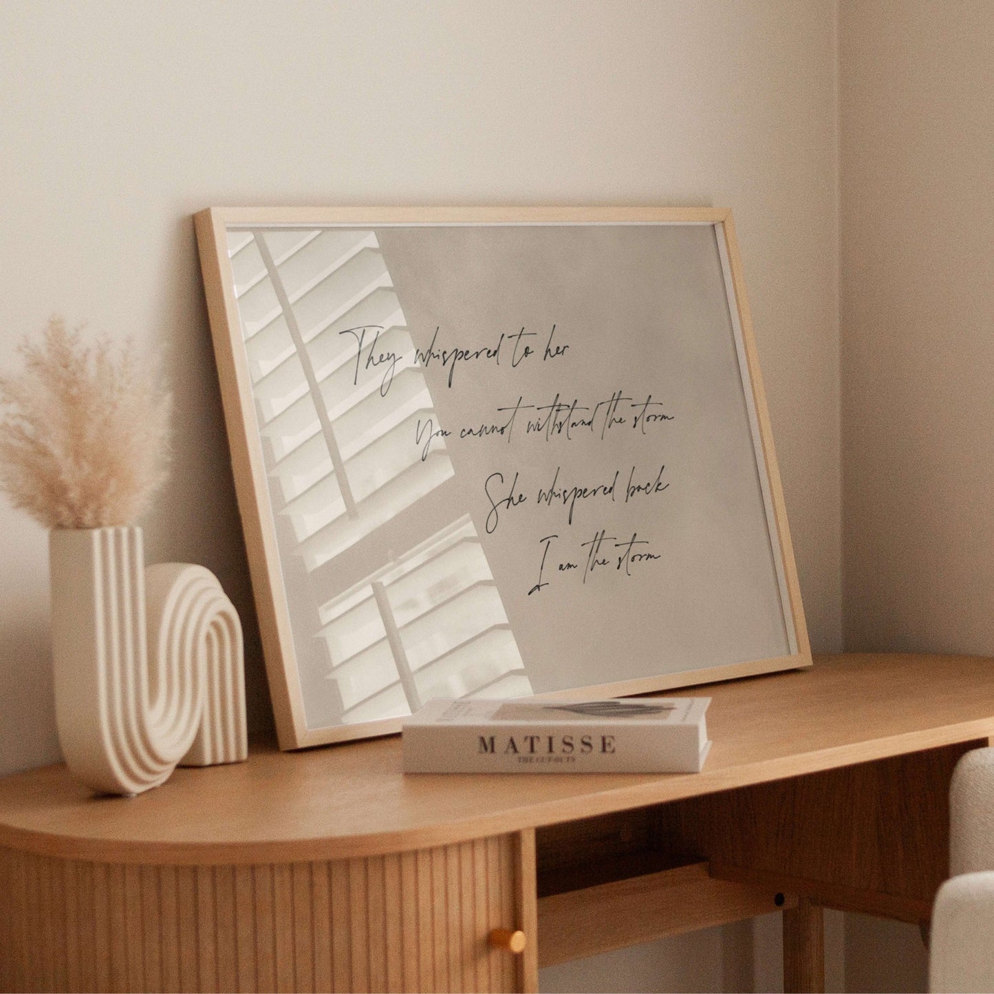 I am the Storm - Horizontal / Neutral - AureousHome