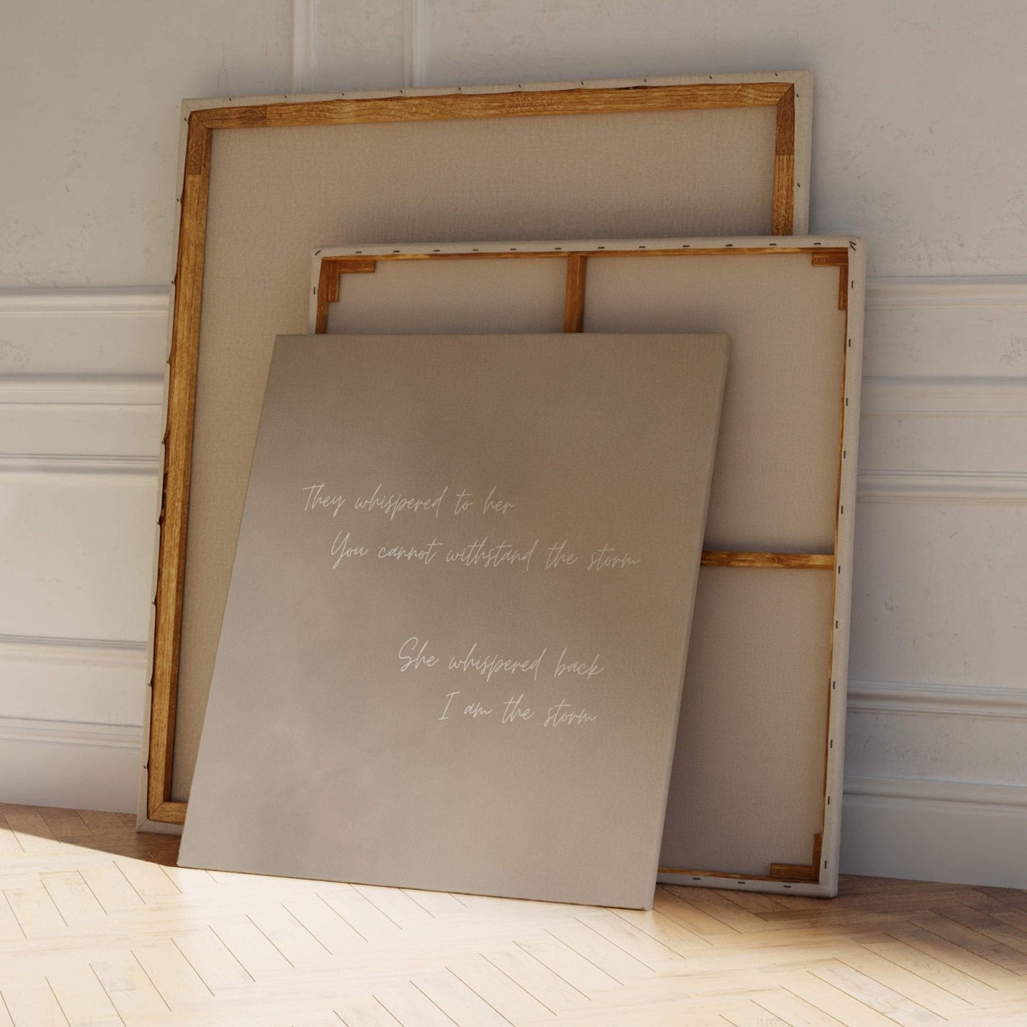 I am the Storm - Square / White - AureousHome