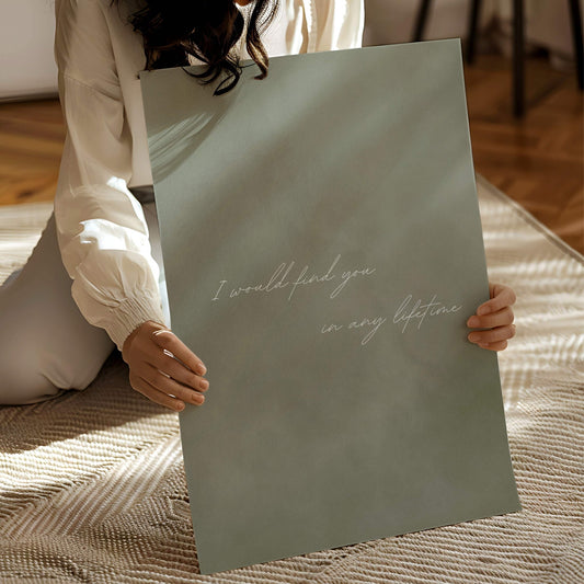 I Would Find you in Any Lifetime - Olive - AureousHome