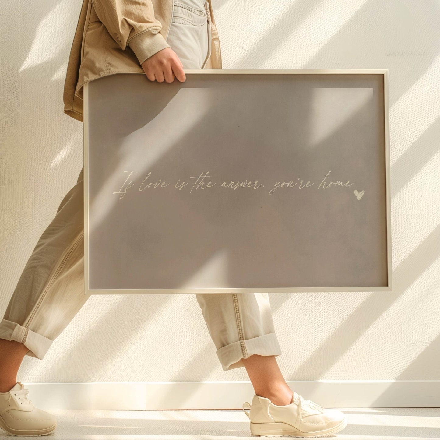 If Love is the Answer, You're Home - Horizontal / Neutral - AureousHome