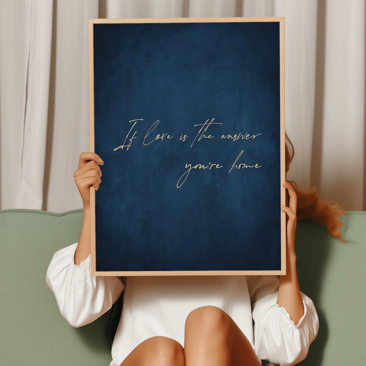If Love Is The Answer, You're Home - Sapphire - AureousHome