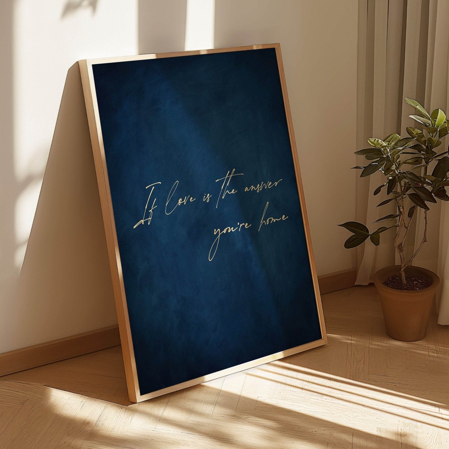 If Love Is The Answer, You're Home - Sapphire - AureousHome