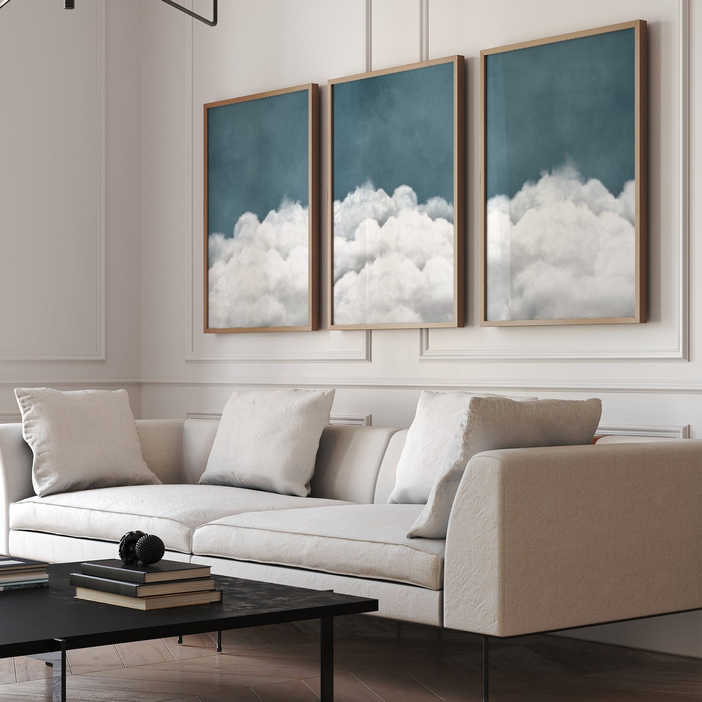 Infinity Trio - French Blue - AureousHome