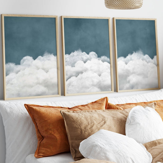 Infinity Trio - French Blue - AureousHome