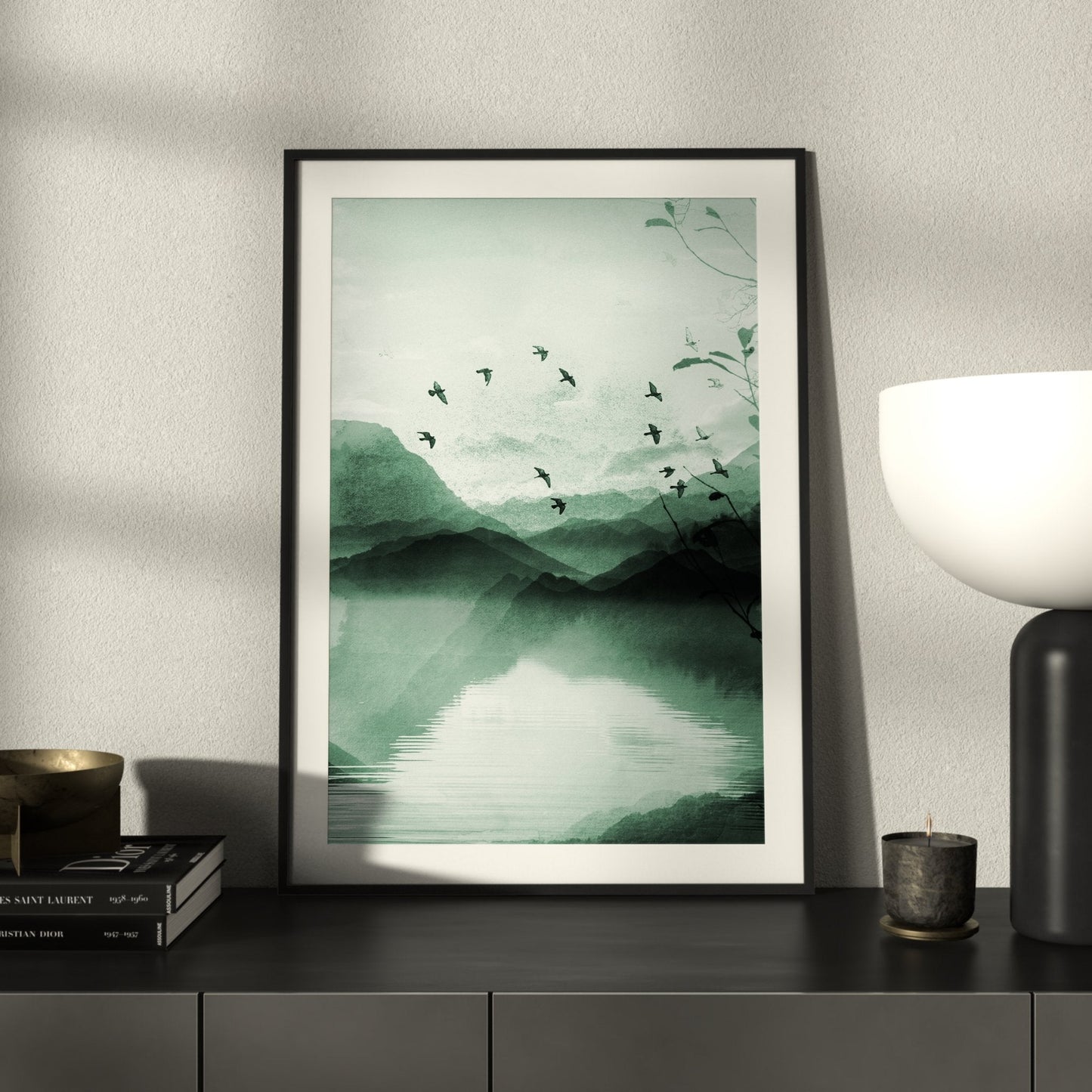 Landscape Trio - Sage - AureousHome