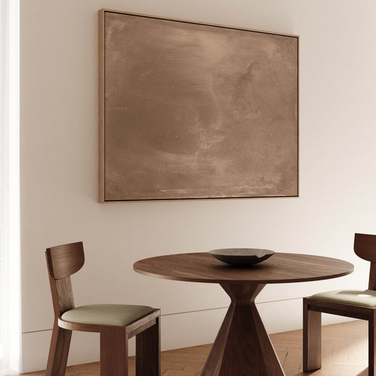 Latte Framed Canvas - AureousHome
