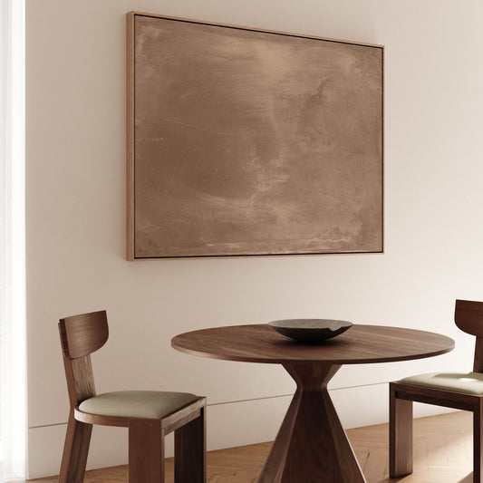 Latte Framed Canvas - AureousHome