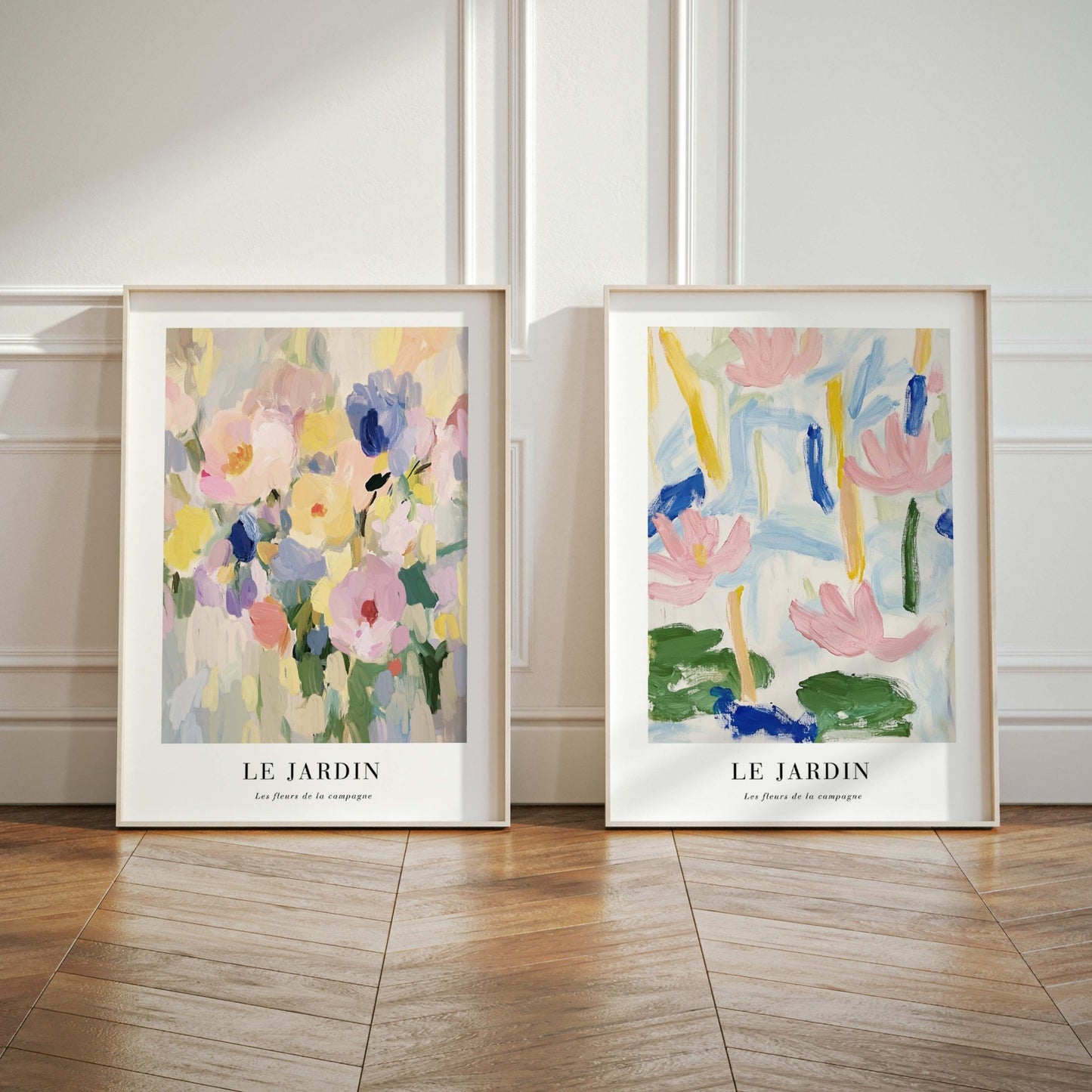 Les Fleurs Du Jardin II Duo - AureousHome
