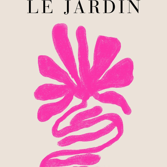 Les Fleurs Trio - Hot Pink - AureousHome