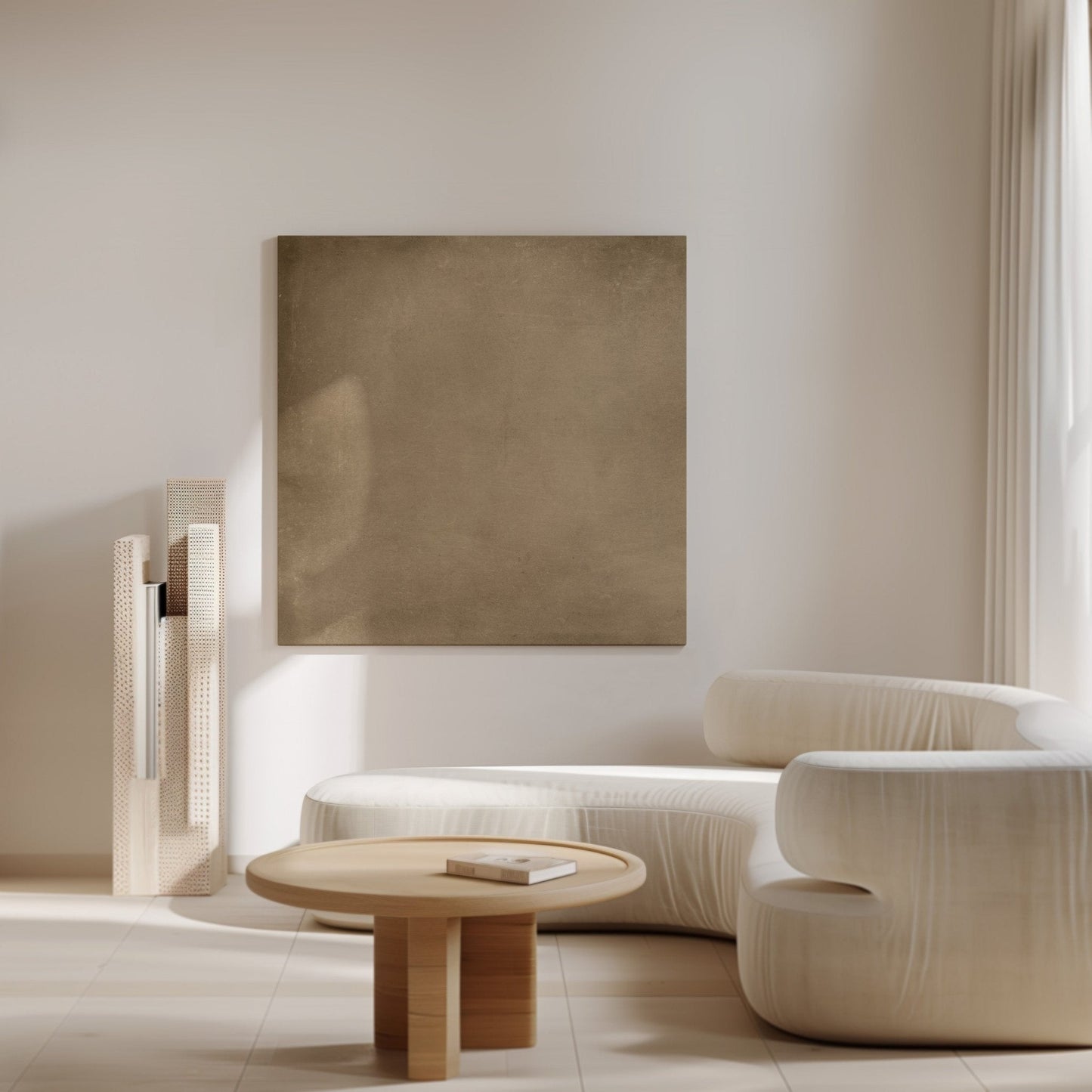 Lombok Square Framed Canvas - AureousHome