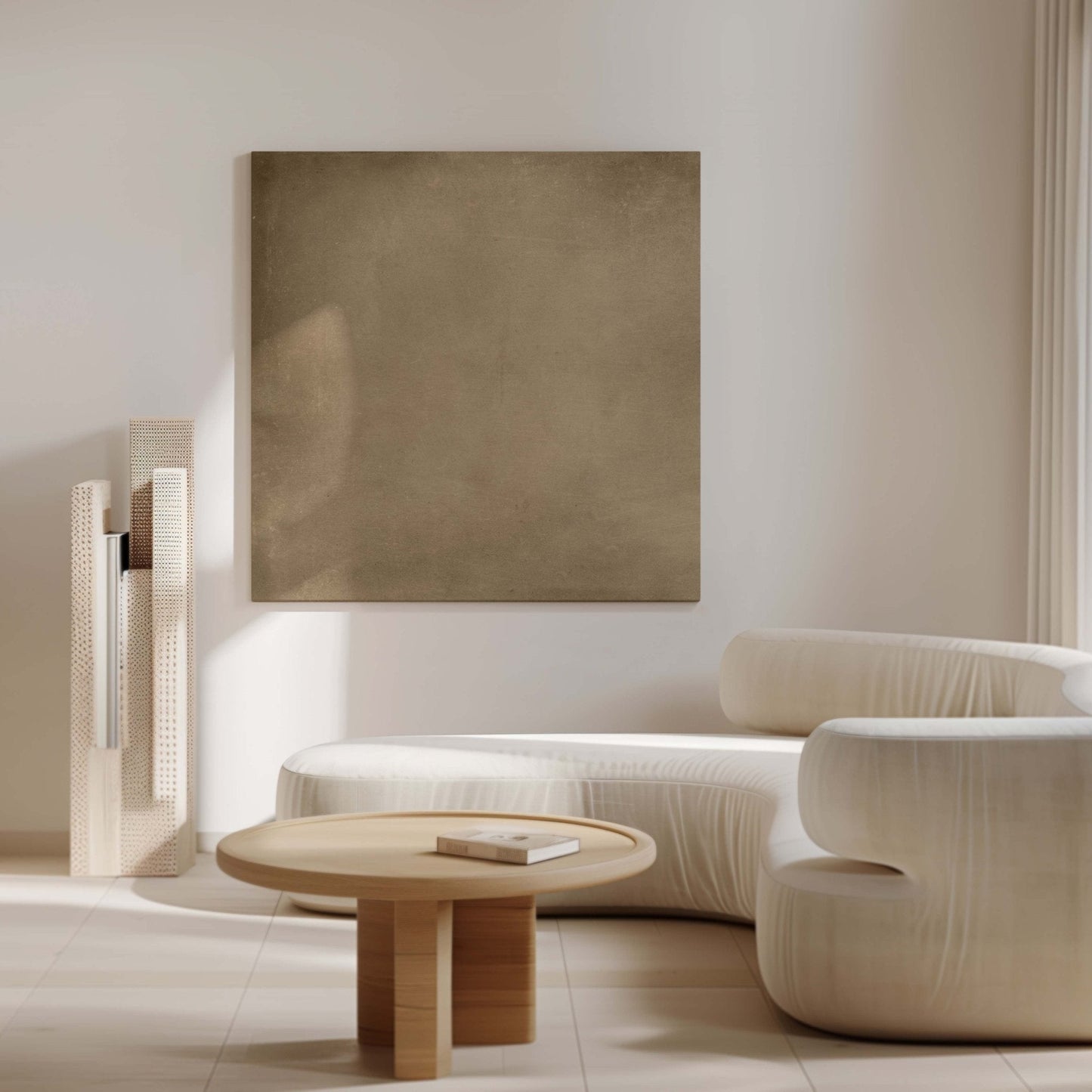 Lombok Square Framed Canvas - AureousHome