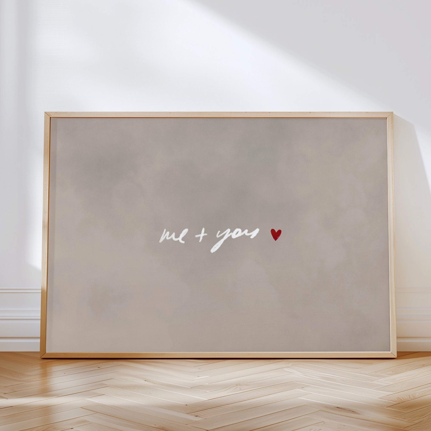 Me and You - Horizontal / Neutral - AureousHome