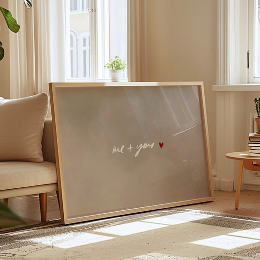 Me and You - Horizontal / Neutral - AureousHome