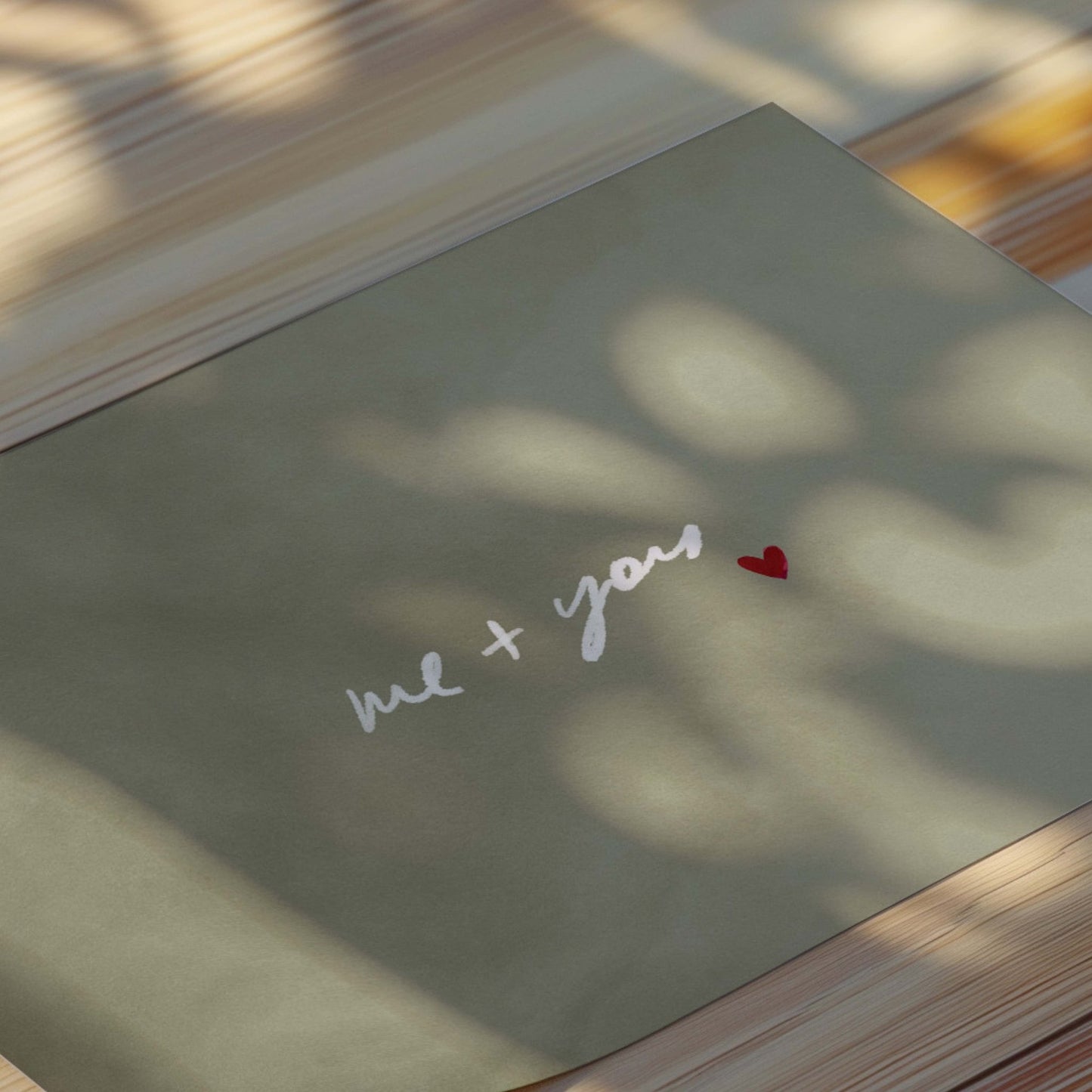 Me and You - Horizontal / Olive - AureousHome