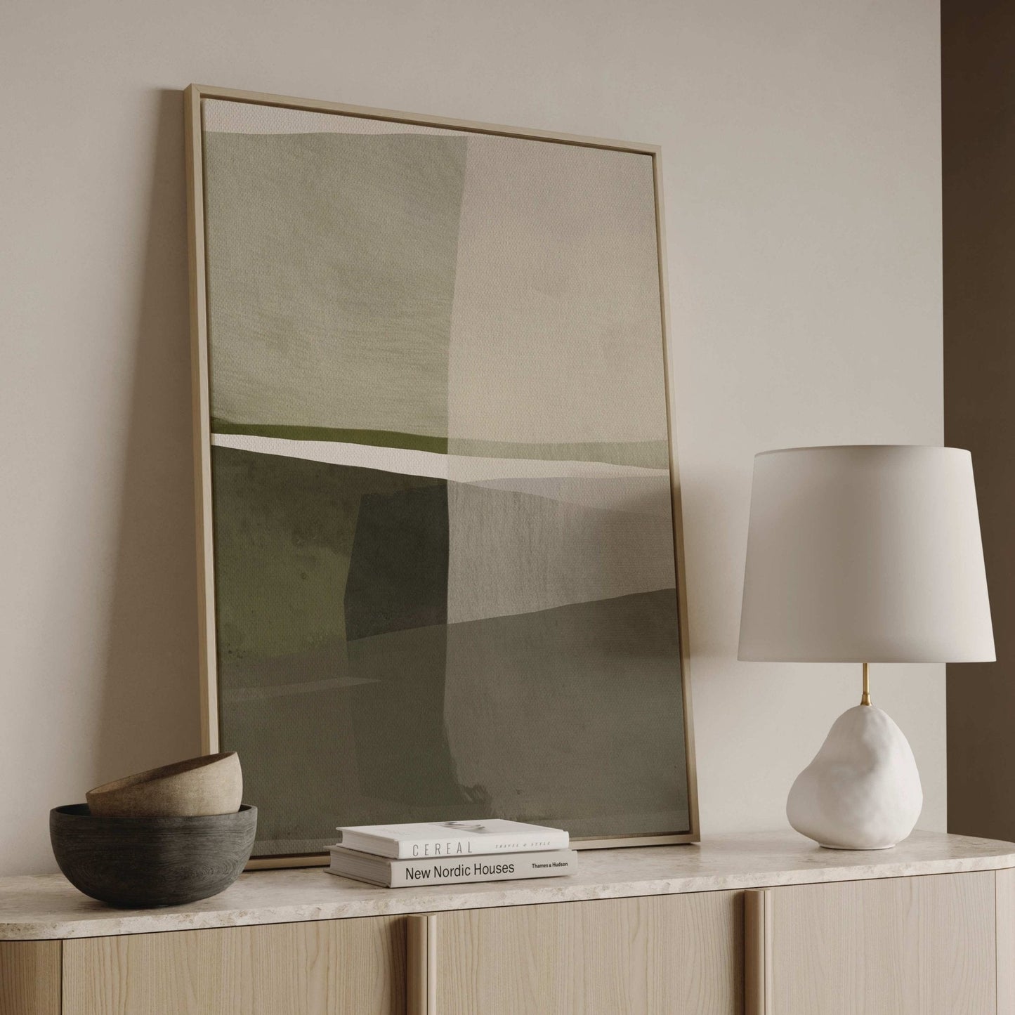 Meadowline Framed Canvas - AureousHome