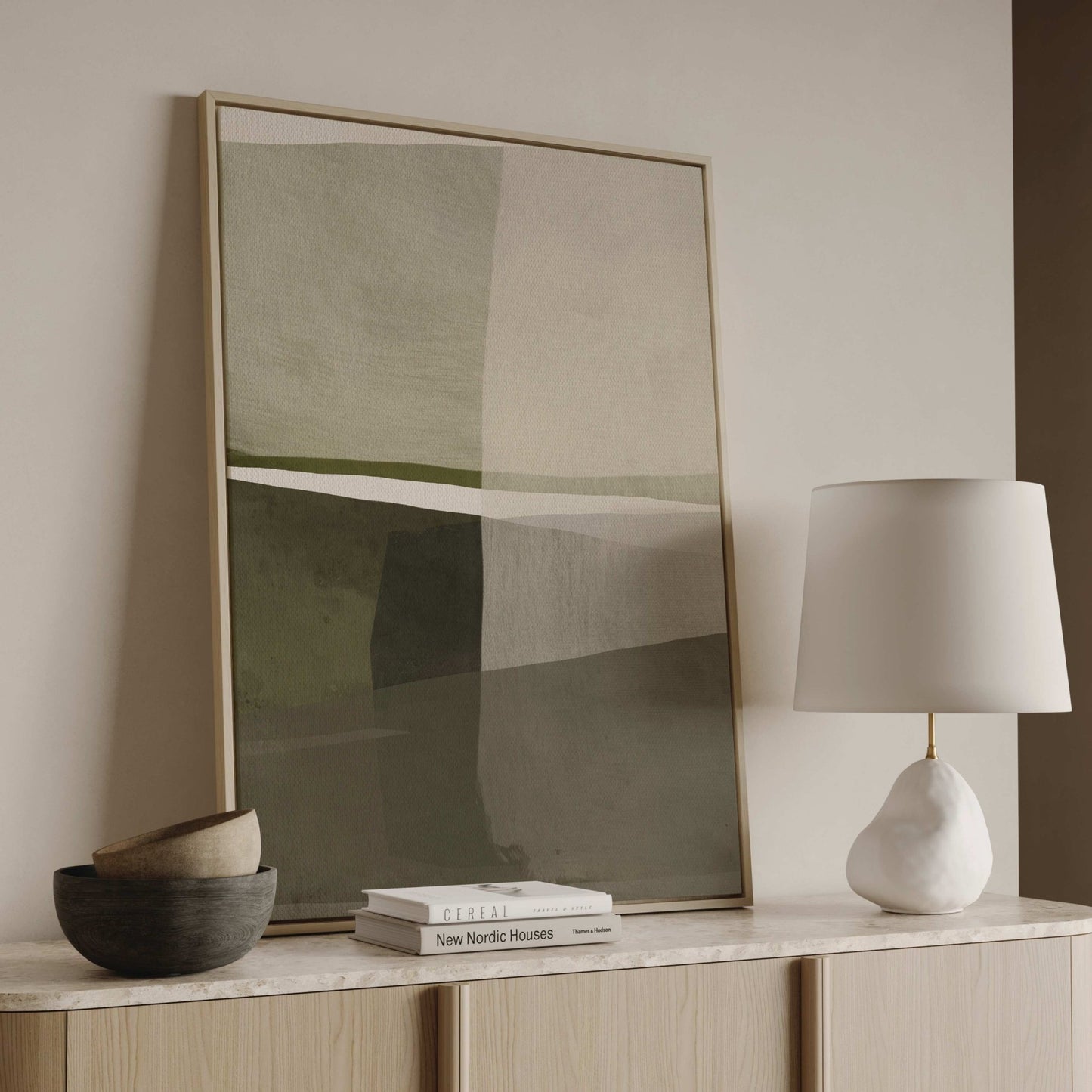 Meadowline Framed Canvas - AureousHome