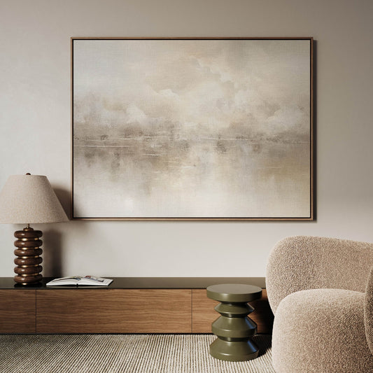 Mist Framed Canvas - Horizontal - AureousHome
