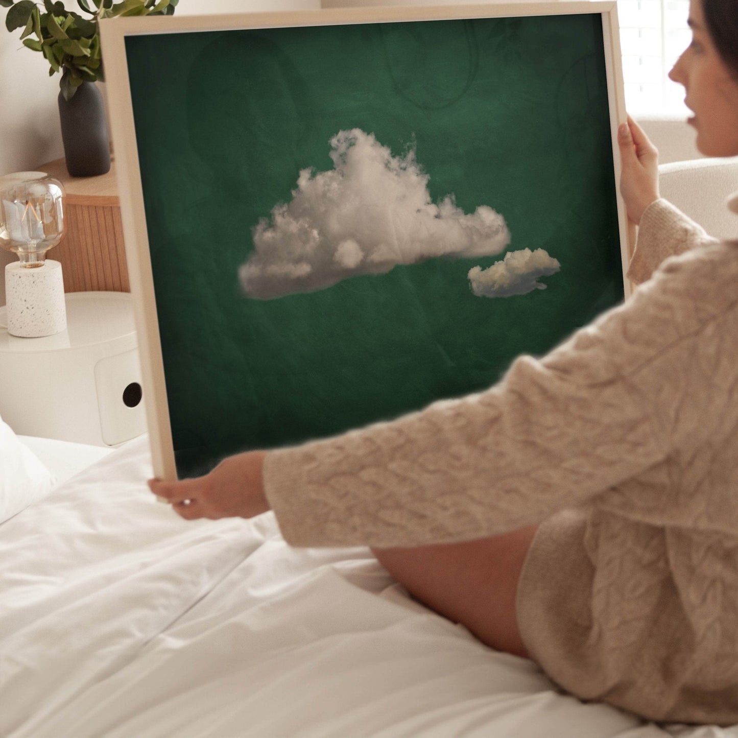 Nephele - Horizontal / Emerald - AureousHome