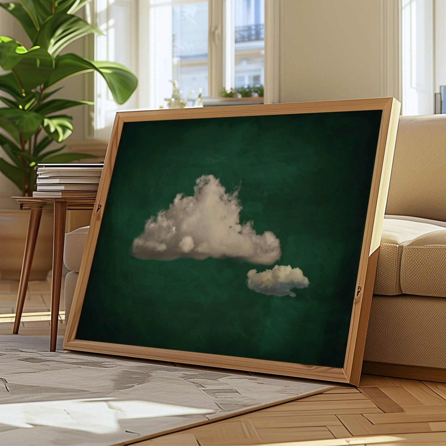 Nephele - Horizontal / Emerald - AureousHome