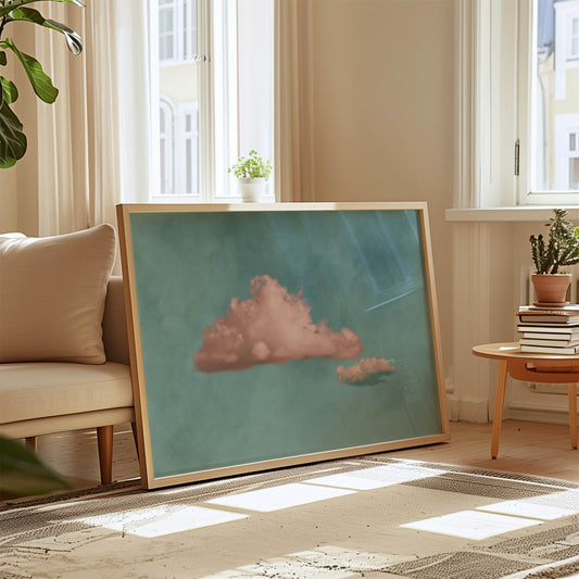 Nephele - Horizontal / Pink, Blue - AureousHome