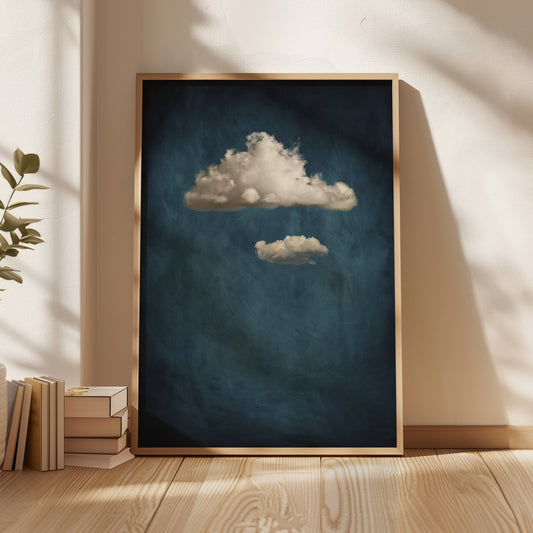 Nephele Storm Cloud - Vintage Blue - AureousHome