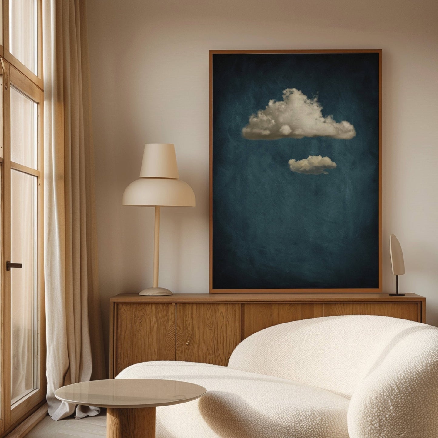 Nephele Storm Cloud - Vintage Blue - AureousHome