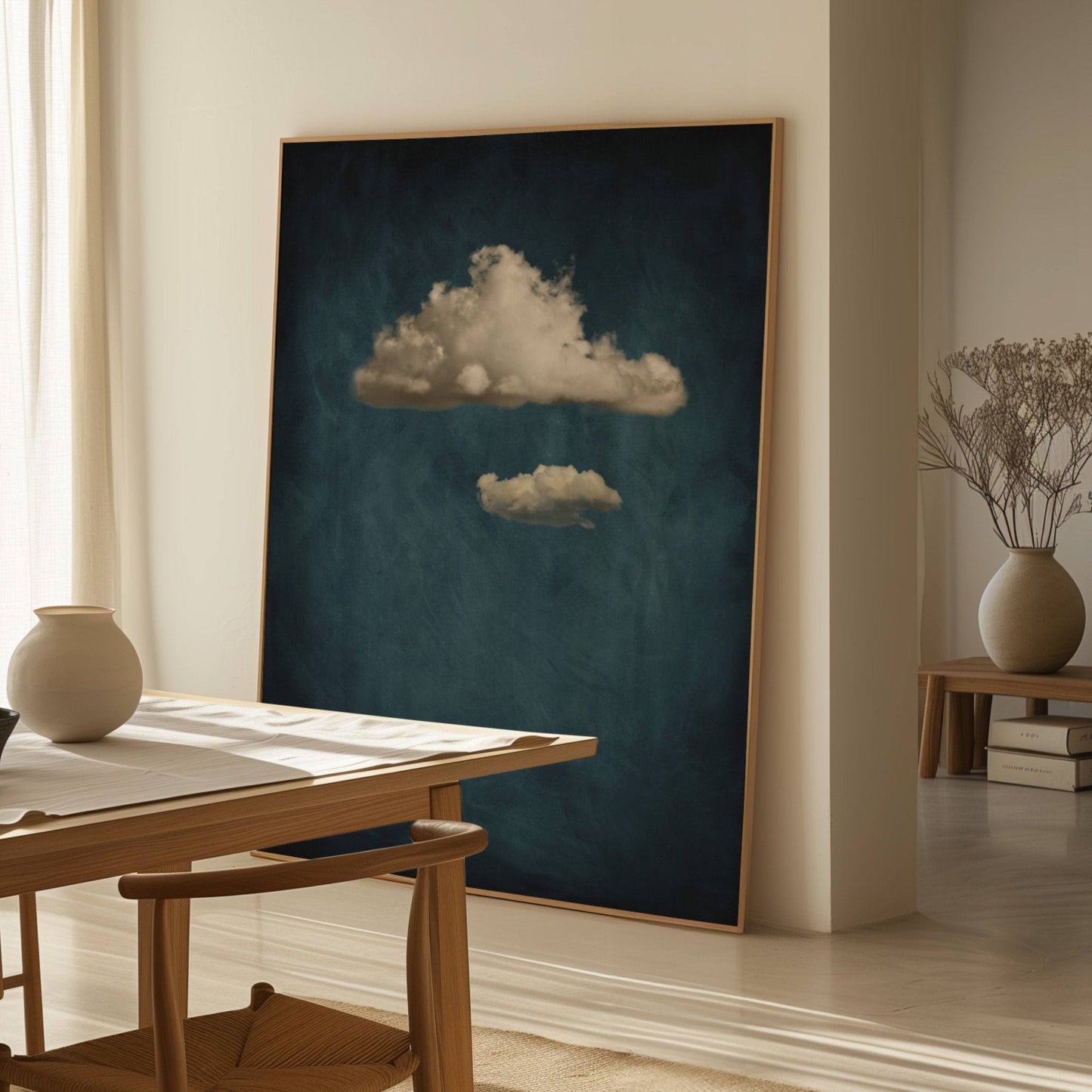 Nephele Storm Cloud - Vintage Blue - AureousHome