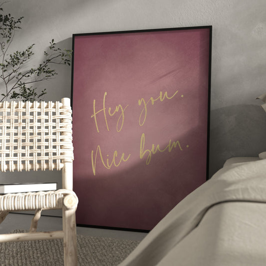 Nice Bum - Pink - AureousHome