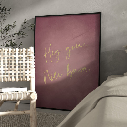 Nice Bum - Pink - AureousHome