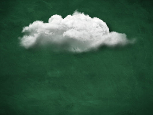 Nuage Horizontal - Emerald - AureousHome