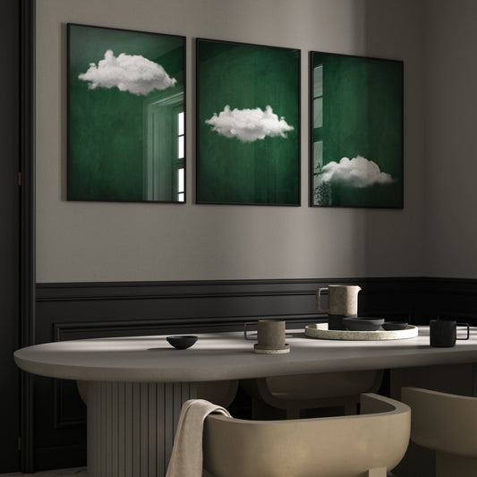 Nuage Trio - Emerald - AureousHome