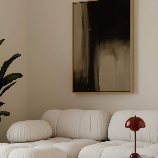 Obsidian Framed Canvas - AureousHome