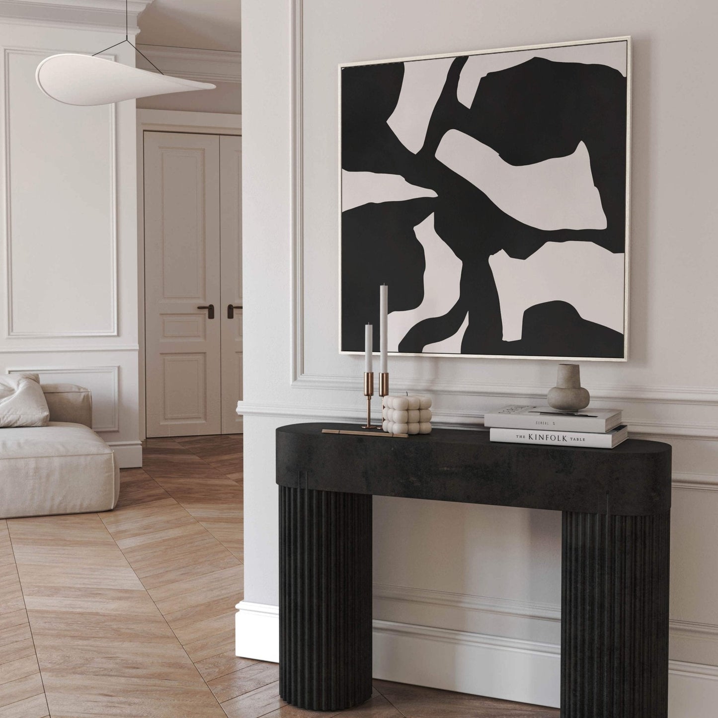 Orla Square Framed Canvas - AureousHome