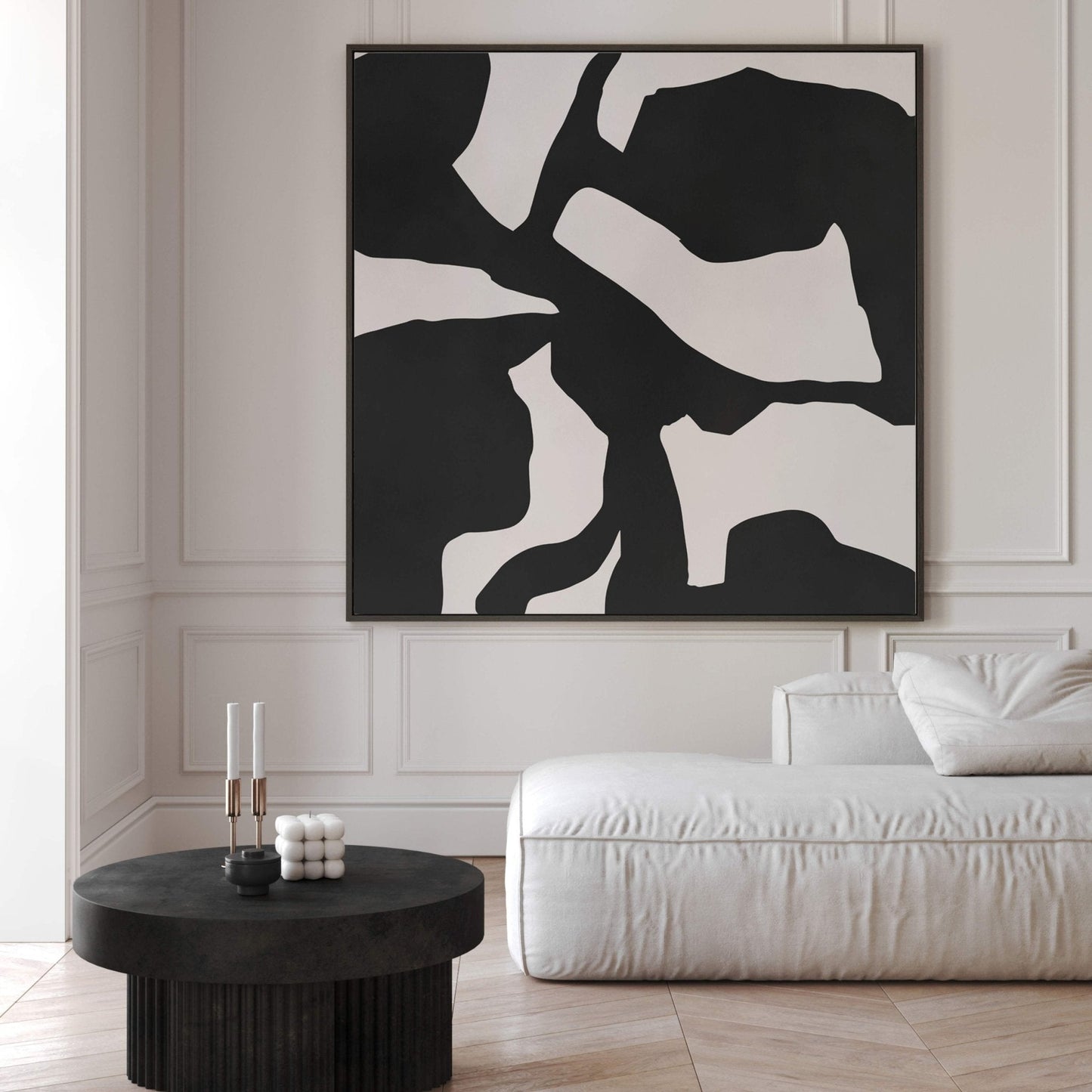 Orla Square Framed Canvas - AureousHome