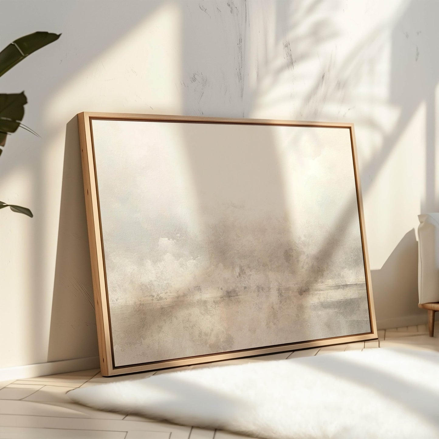 Paradis Framed Canvas - Horizontal - AureousHome