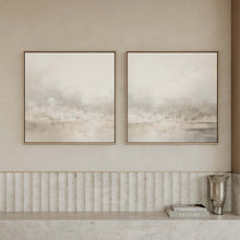 Paradis Square Framed Canvas Duo