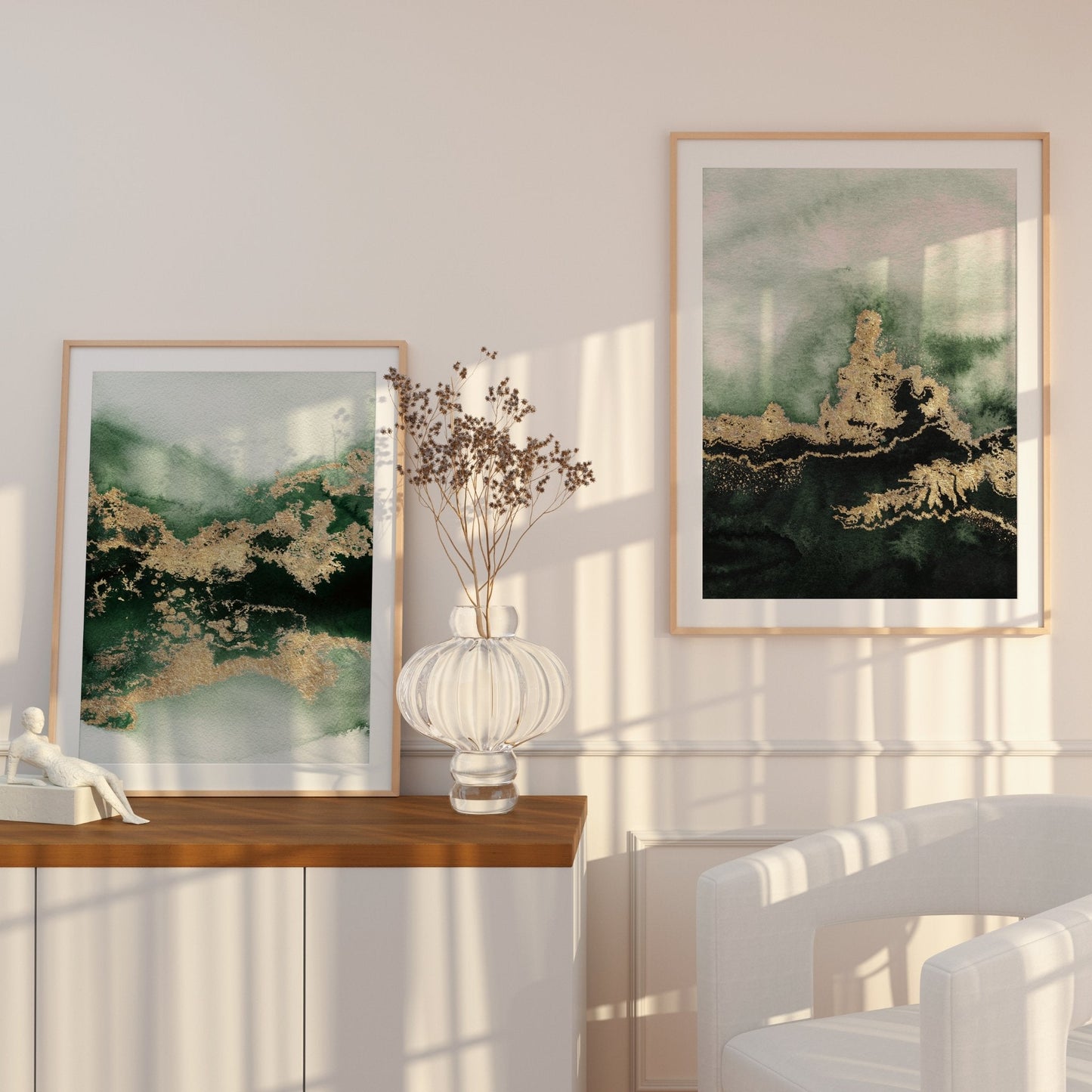 Poseidon Trio - Emerald - AureousHome