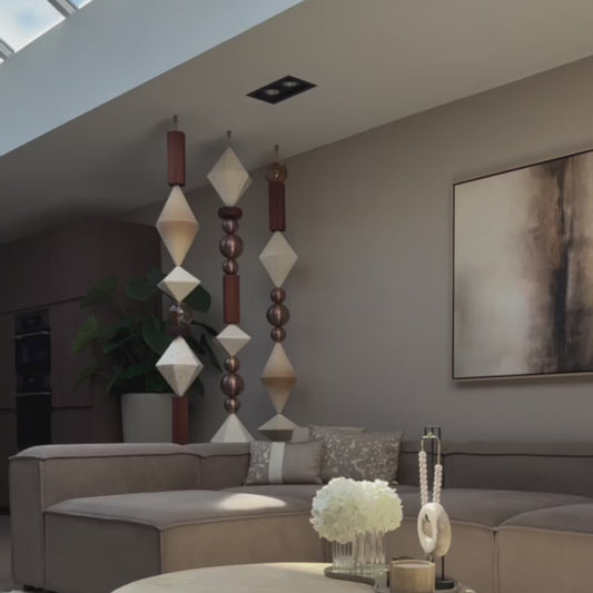 Haze Square Framed Canvas Duo